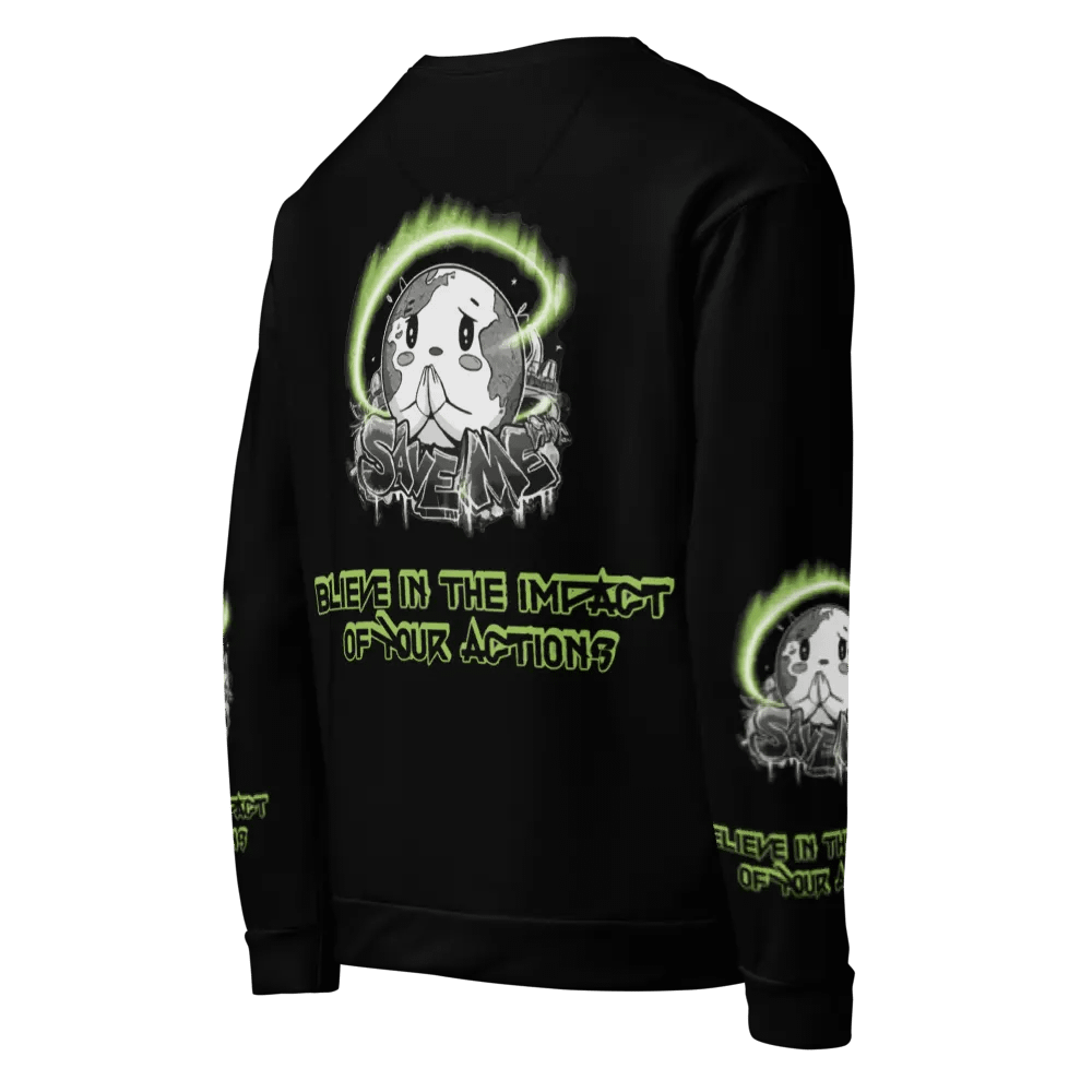 Save Me Recycled Unisex Sweatshirt – Wear Your Commitment product image (11)