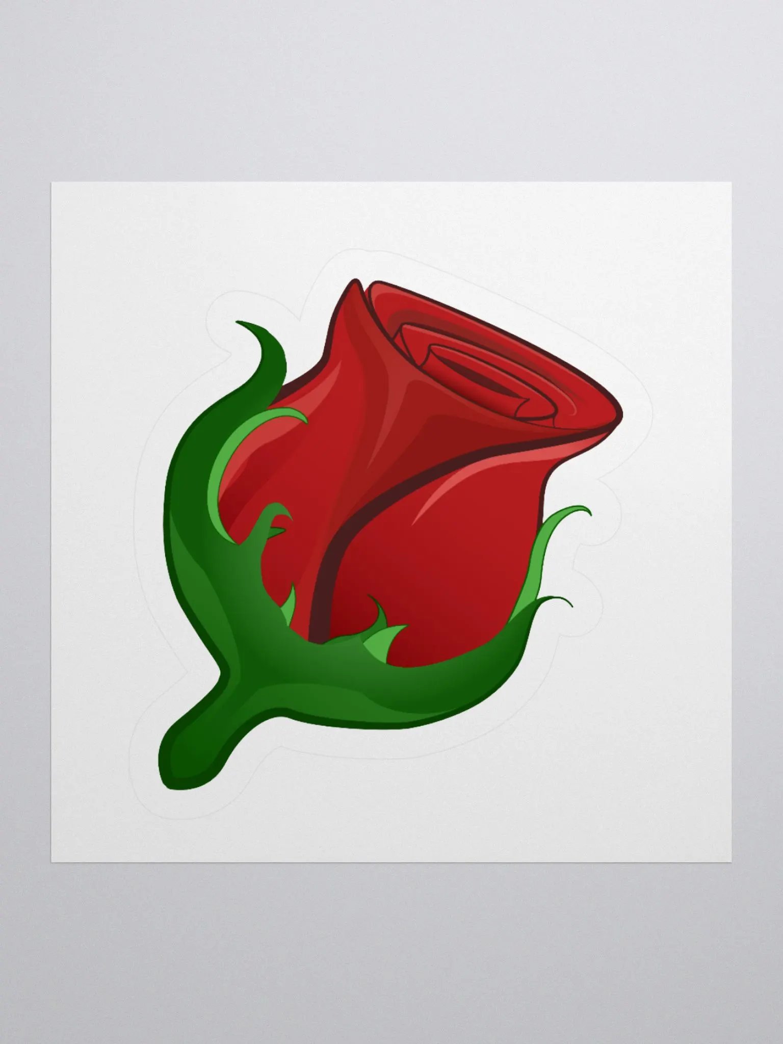 Rosebuds Logo Sticker product image (1)