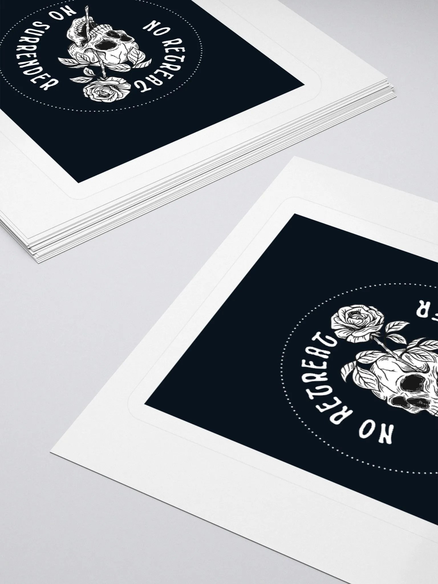 No Retreat No Surrender Stickers product image (4)