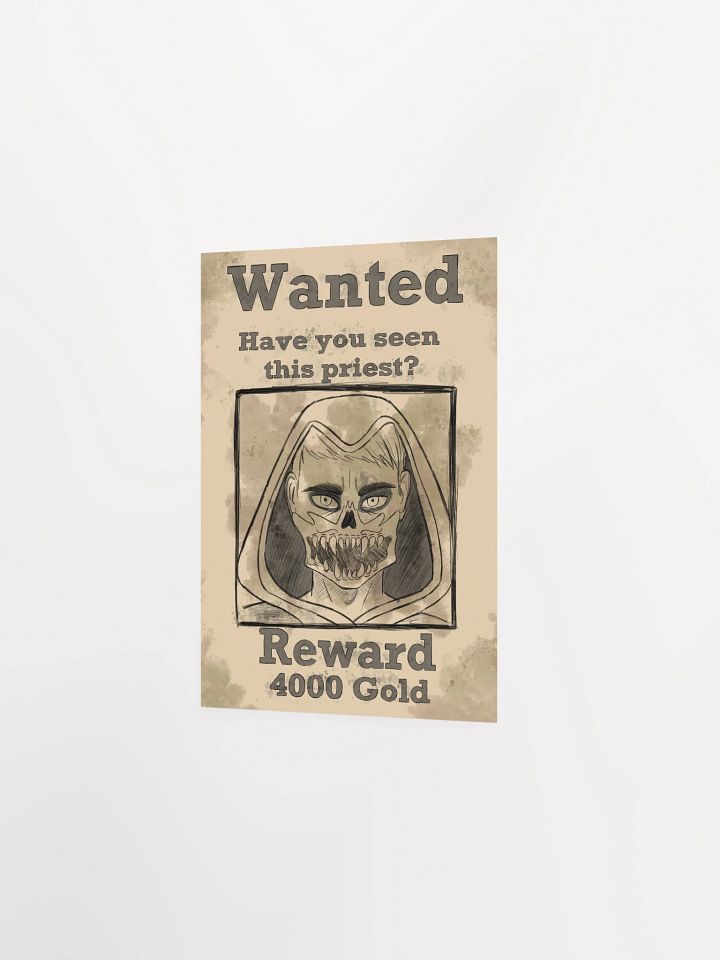 WANTED: Raz the Priest – Dragon Vault Reward Poster product image (8)