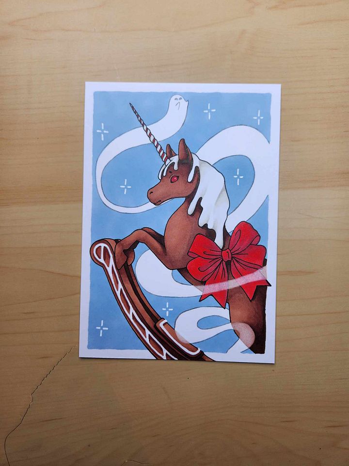 Dessin original Noël Licorne product image (2)