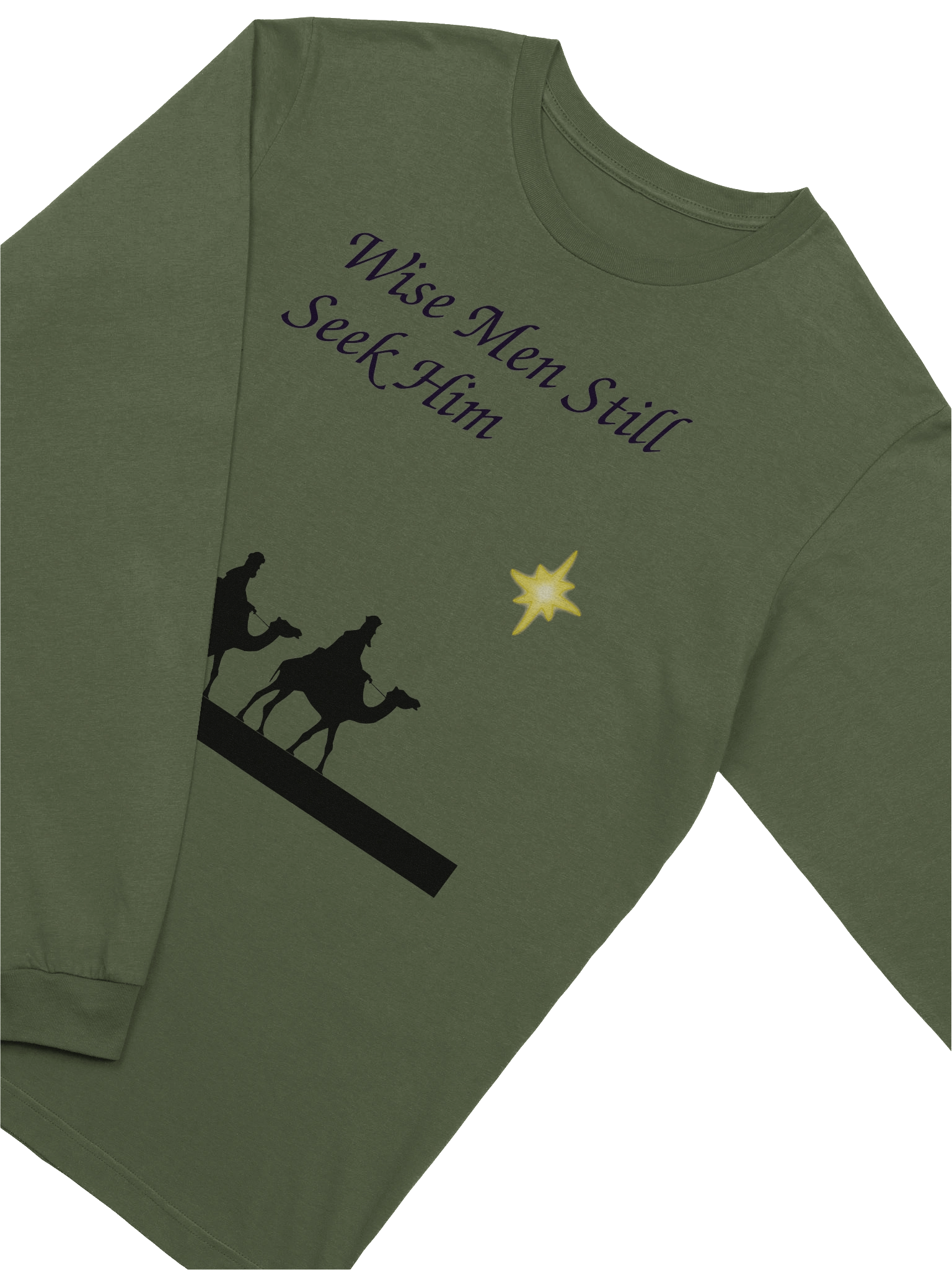 Christian Christmas Long Sleeve Shirt Wise Men Still Seek Him product image (5)