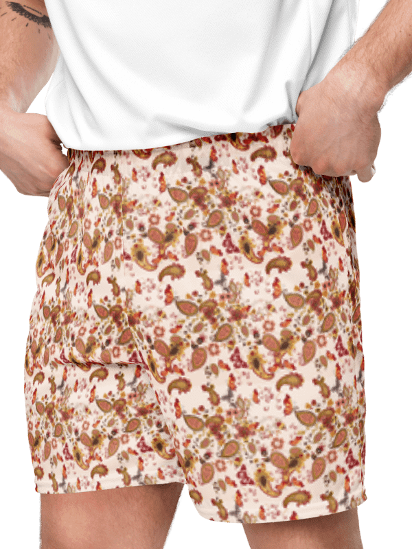 Vintage Velvet Vibes | Recycled Unisex Mesh Shorts product image (4)