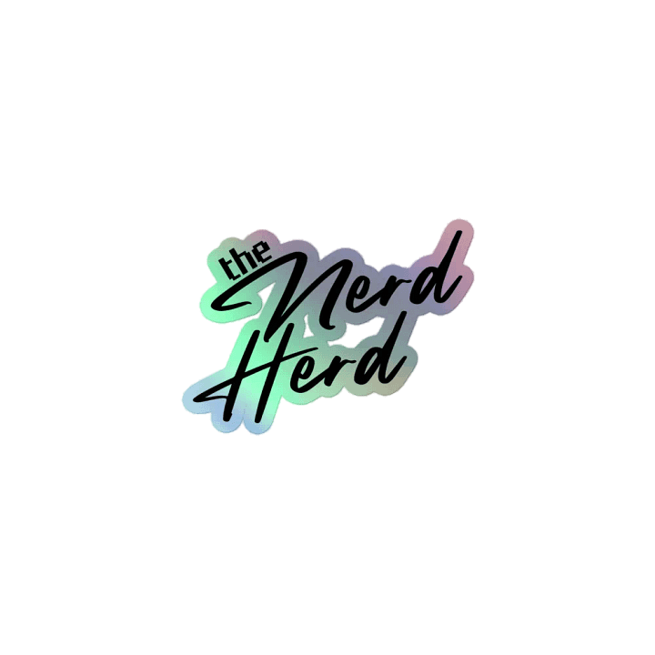 Nerd Herd Holographic Sticker product image (1)