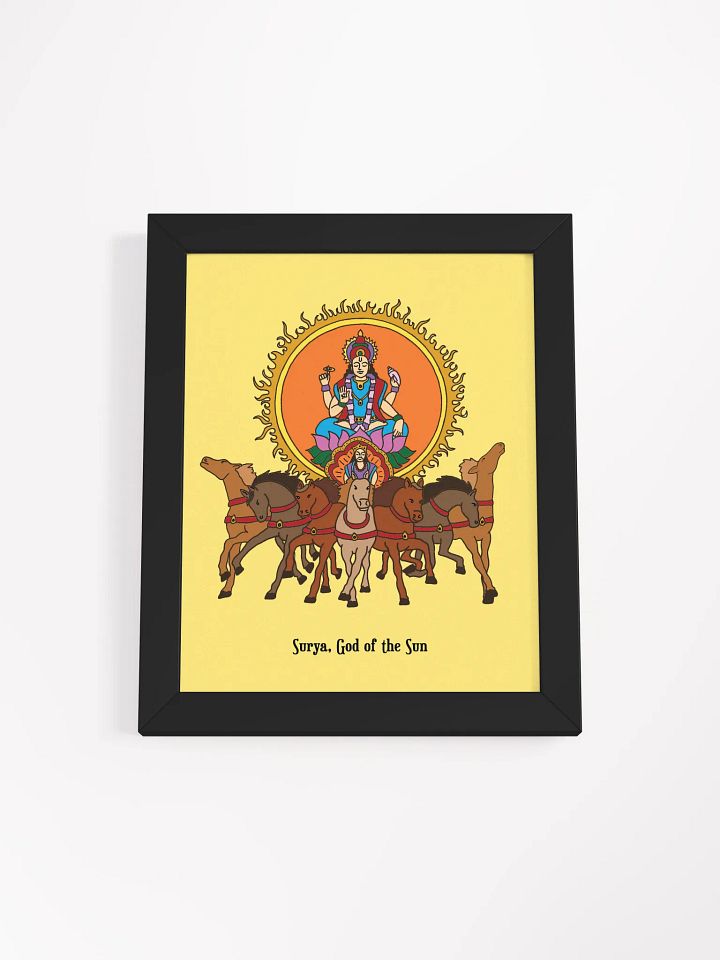 Surya Sun God Framed Art product image (1)