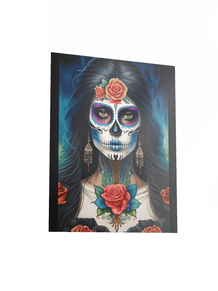 Sugar Skull Art - Embrace Dia de los Muertos Poster product image (15)