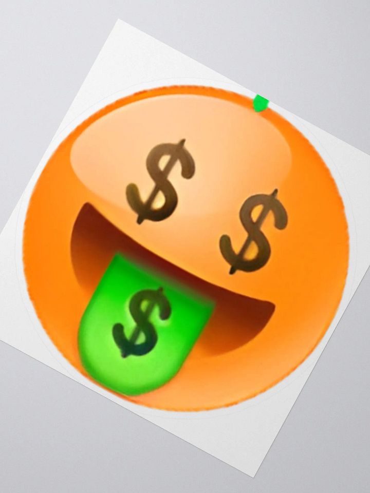 B45G Orange Money-Mouth Emoji Sticker product image (6)