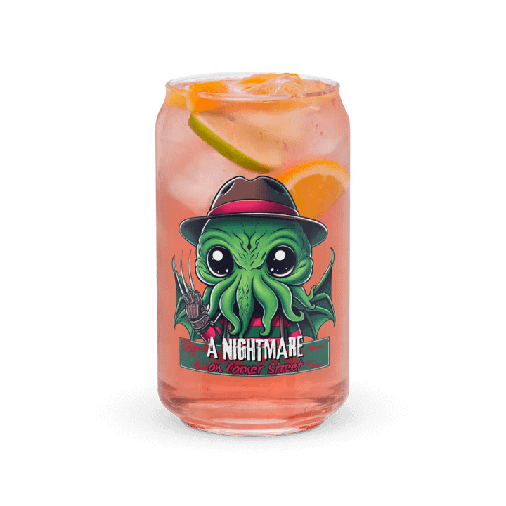 A Nightmare on Corner Street Can Glass product image (1)
