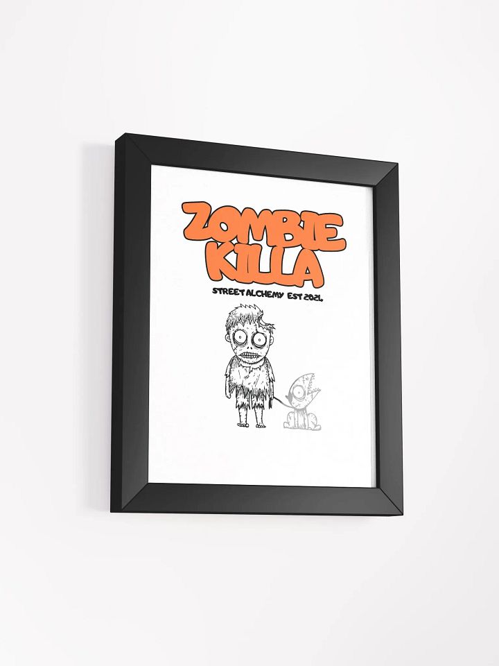 ZK POSTER in Ayous Wood Frame product image (2)