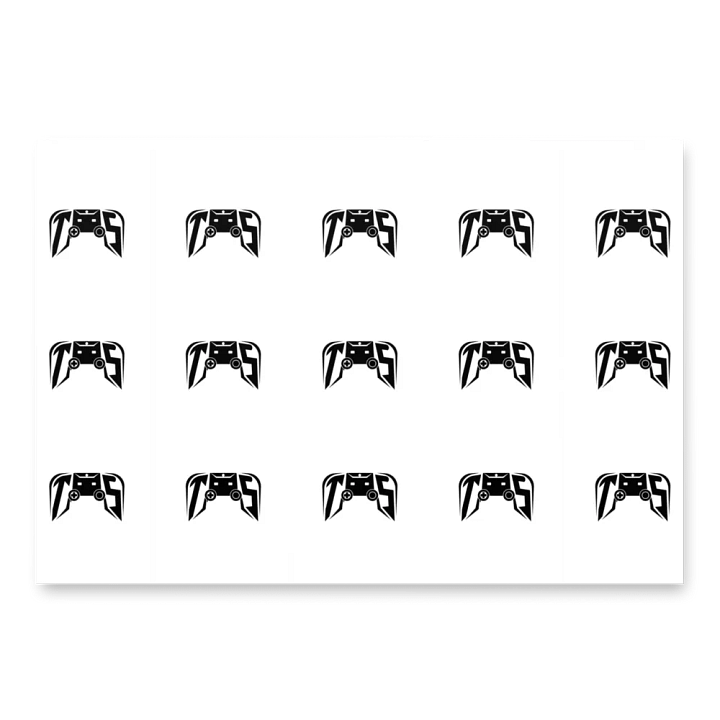 "Gamer's Paradise" Logo Wrapping Paper Set (Panda) product image (2)