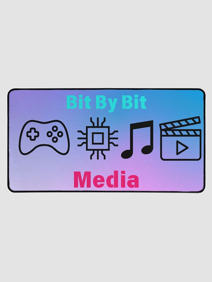 Bit By Bit Media Retro Color Scheme Desk Mat product image (1)