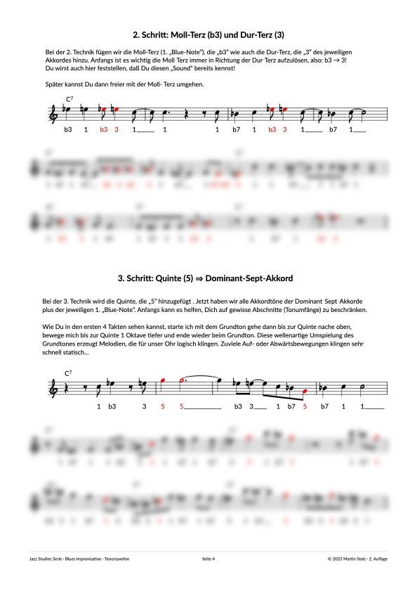 7 Schritte zum perfekten Blues Solo - Tenorsax product image (4)