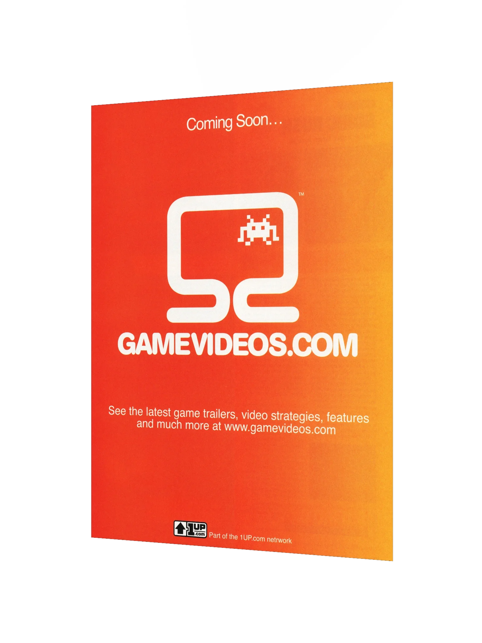 Gamevideos.com - Promotional Poster/Flyer product image (2)