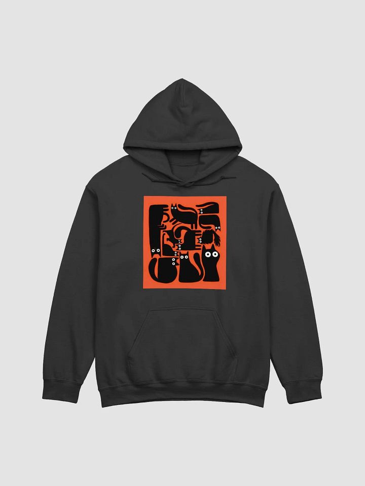 Whimsical Feline Puzzle Hoodie product image (12)