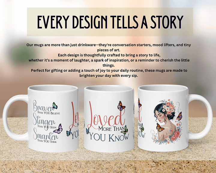 You Are Loved Floral Mug product image (1)
