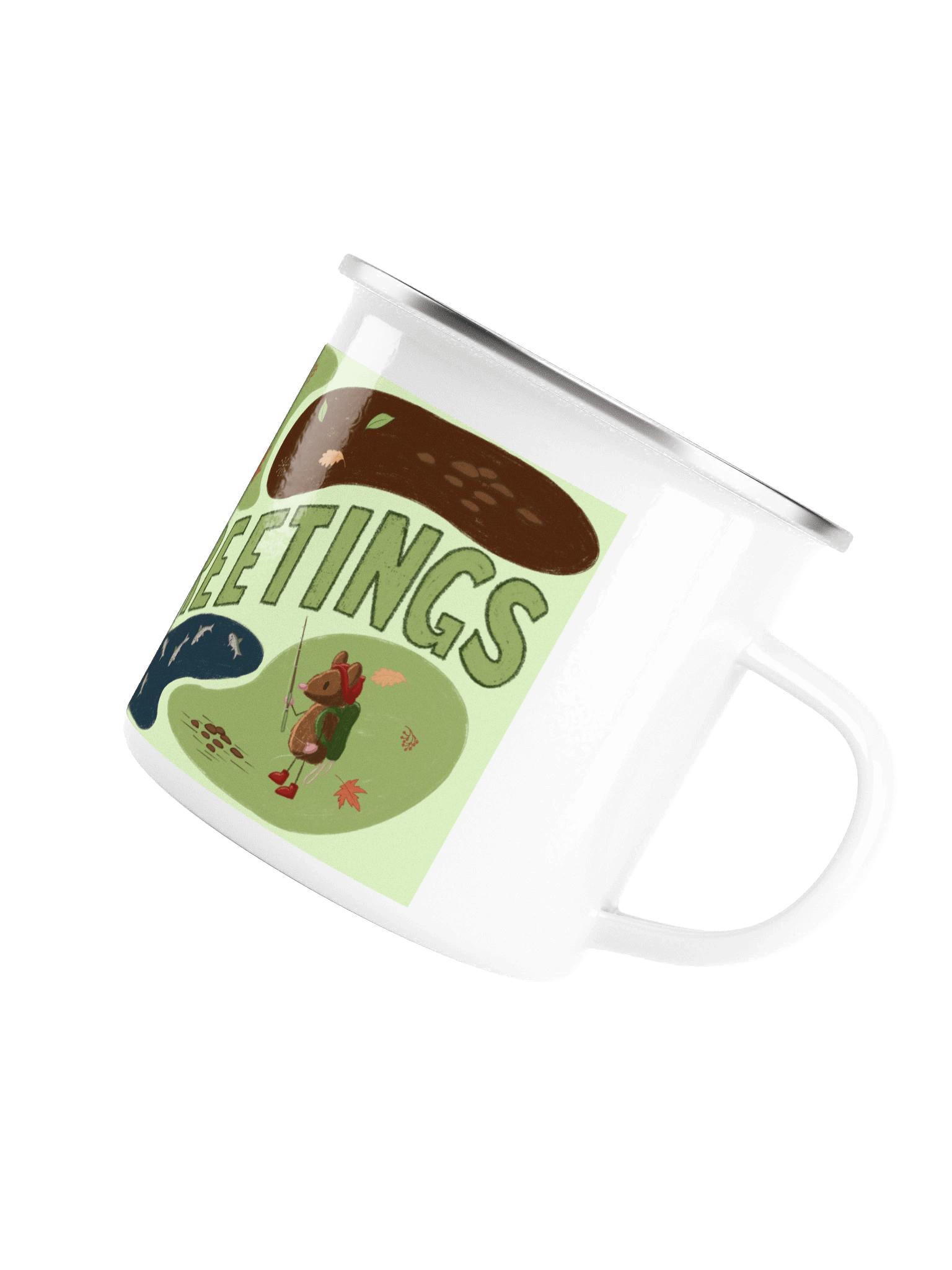 Adventure Mouse Enamel Mug product image (5)