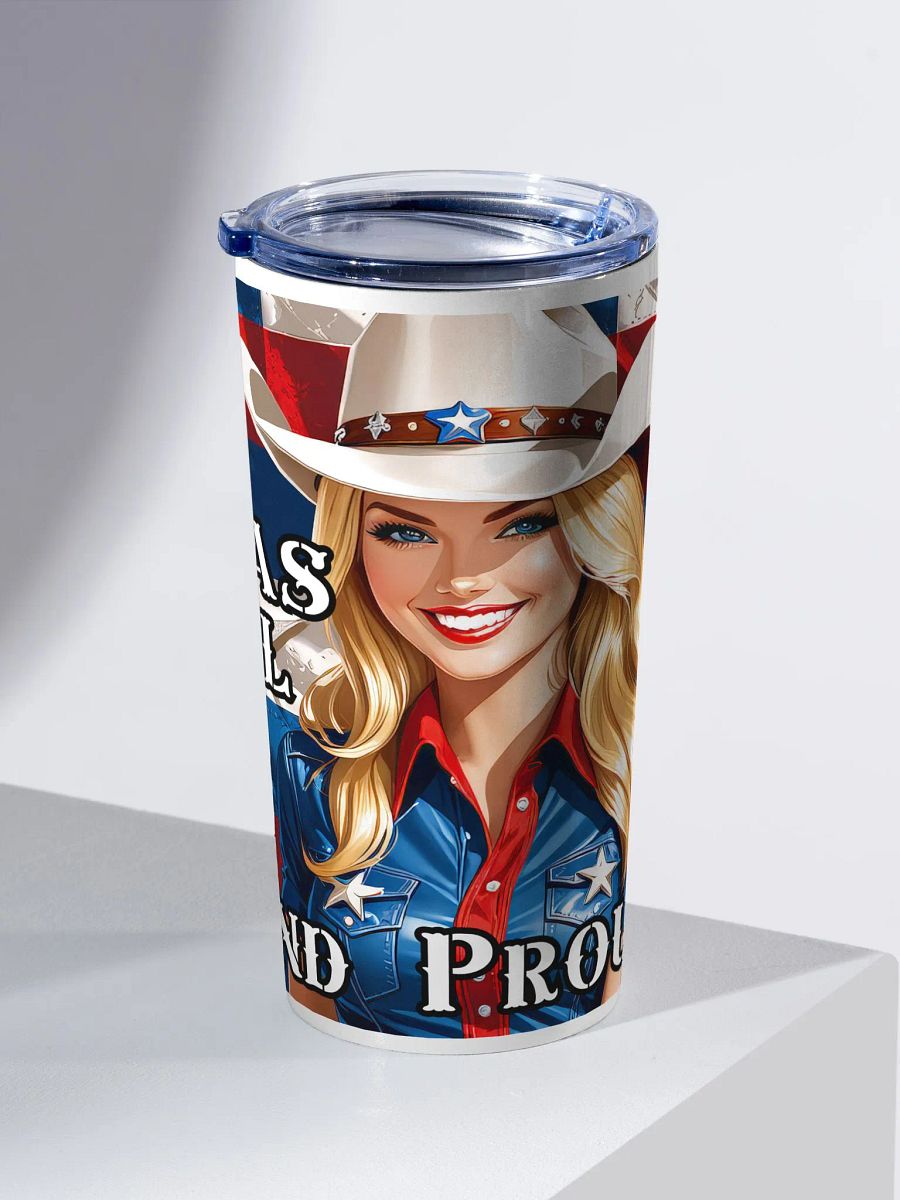 Texas Girl 20 oz Stainless Steel Tumbler - V2 product image (3)