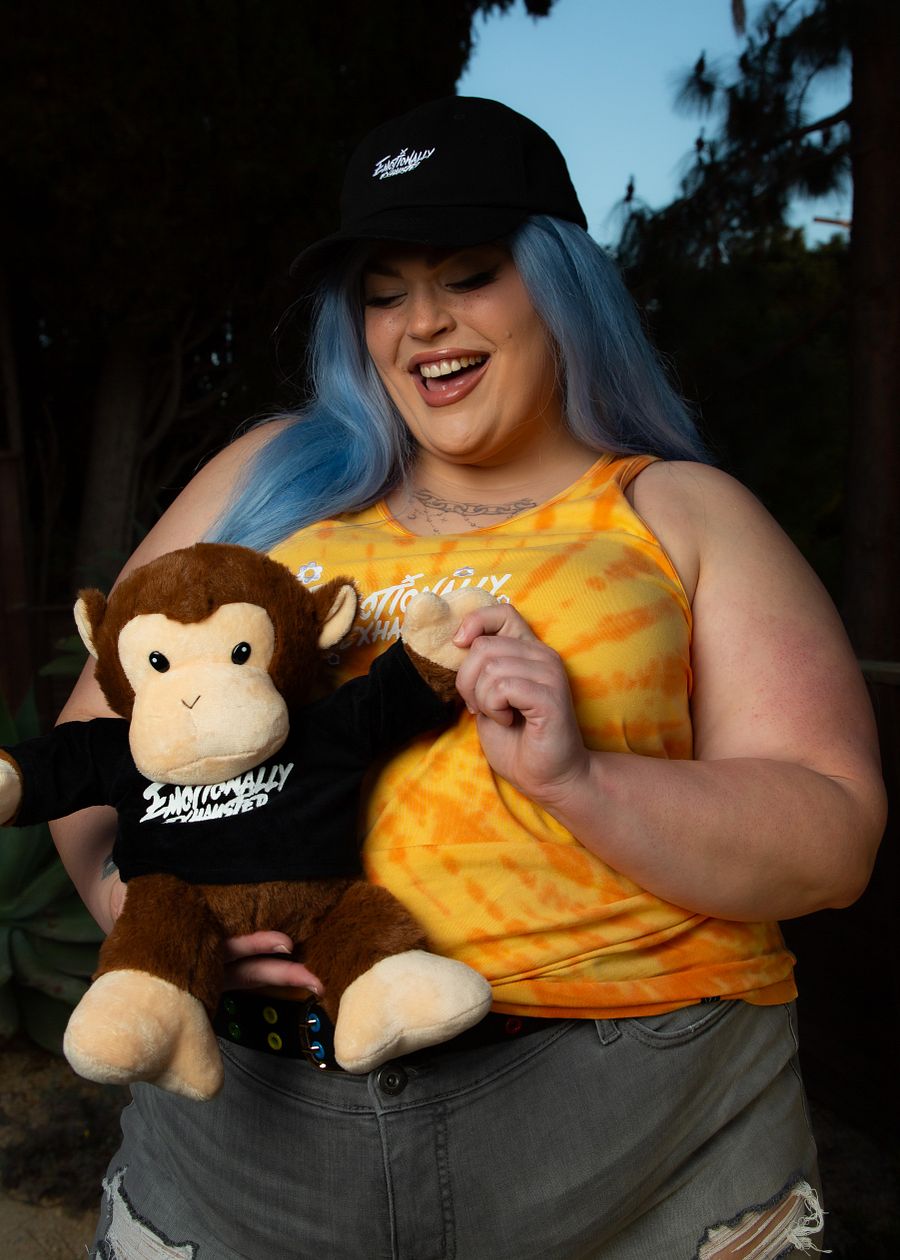 Emotionally Exhausted Plush Monkey product image (3)