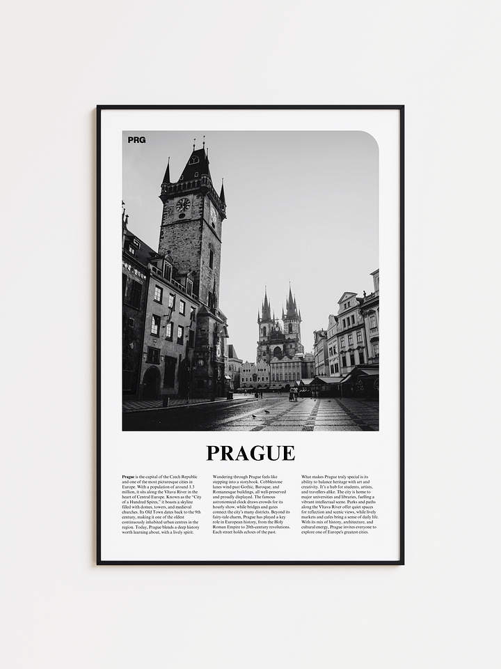 Prague 01 Newspaper Poster product image (1)