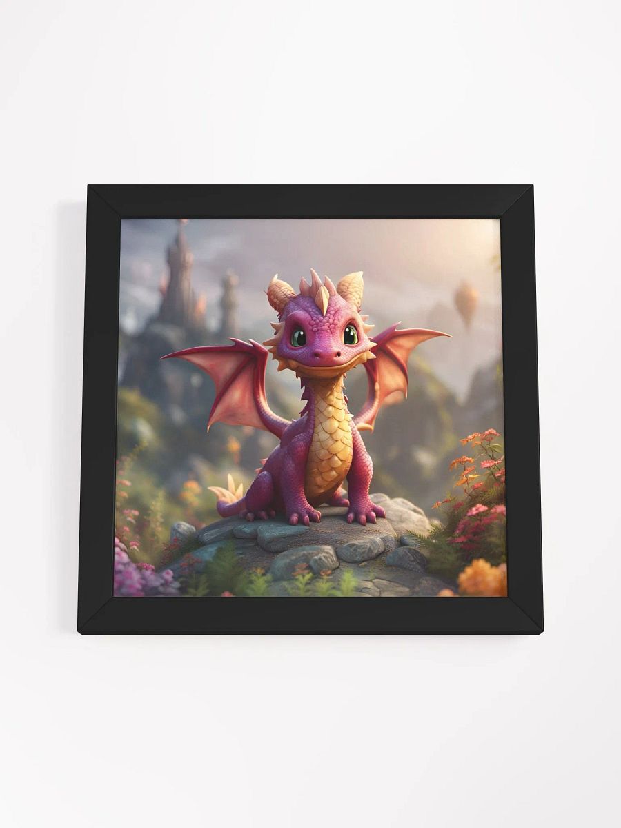 Framed Purple Dragon Poster product image (28)