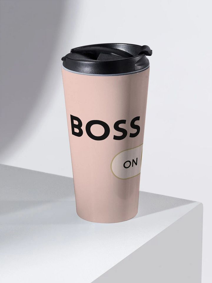 Boss Mode Travel Mug - Pink product image (1)