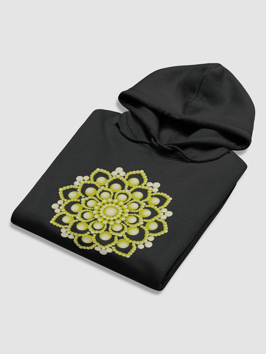 Yellow Flower Mandala Unisex Eco Hoodie product image (6)
