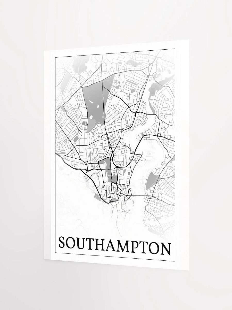 Southampton, England, city map print product image (7)
