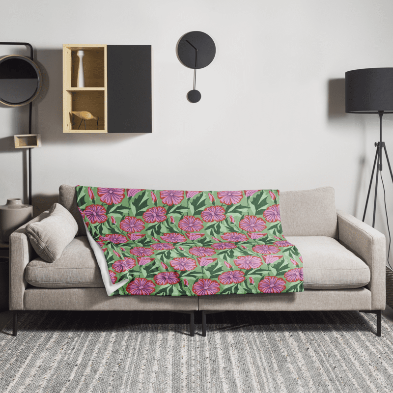 Flower Power Hour | Throw Blanket product image (6)