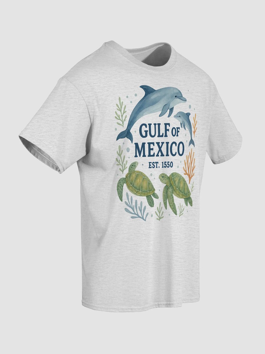 Dolphin Turtle Gulf of Mexico Est 1550 T-shirt product image (14)