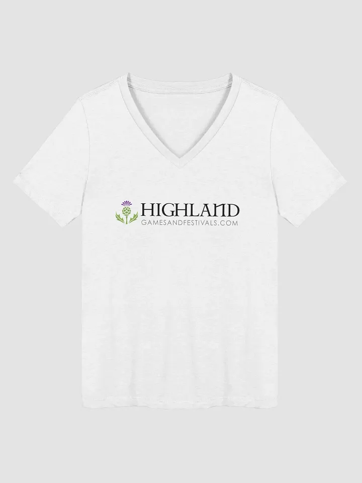 HGAF Logo Women's Relaxed Fit V-Neck Tee product image (1)