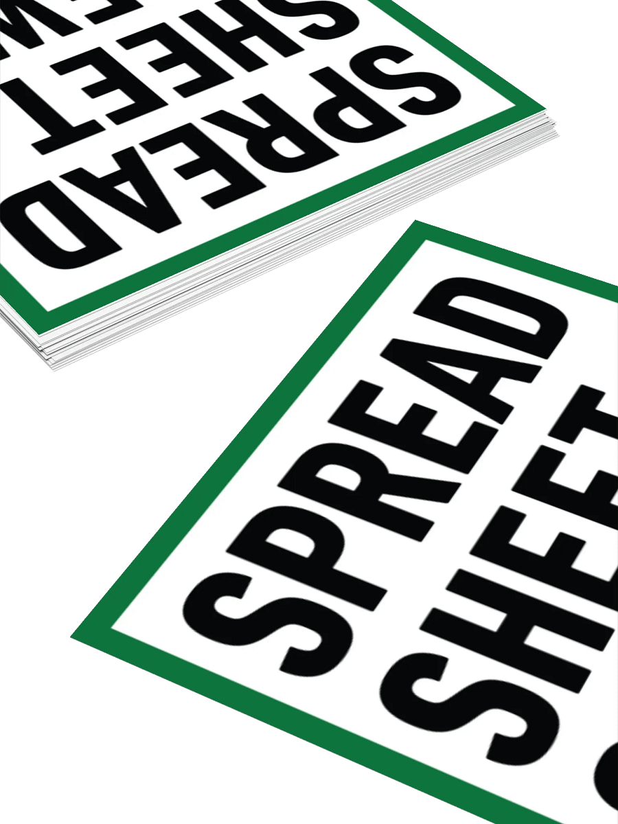 Spread Sheet Crew - Sticker product image (4)