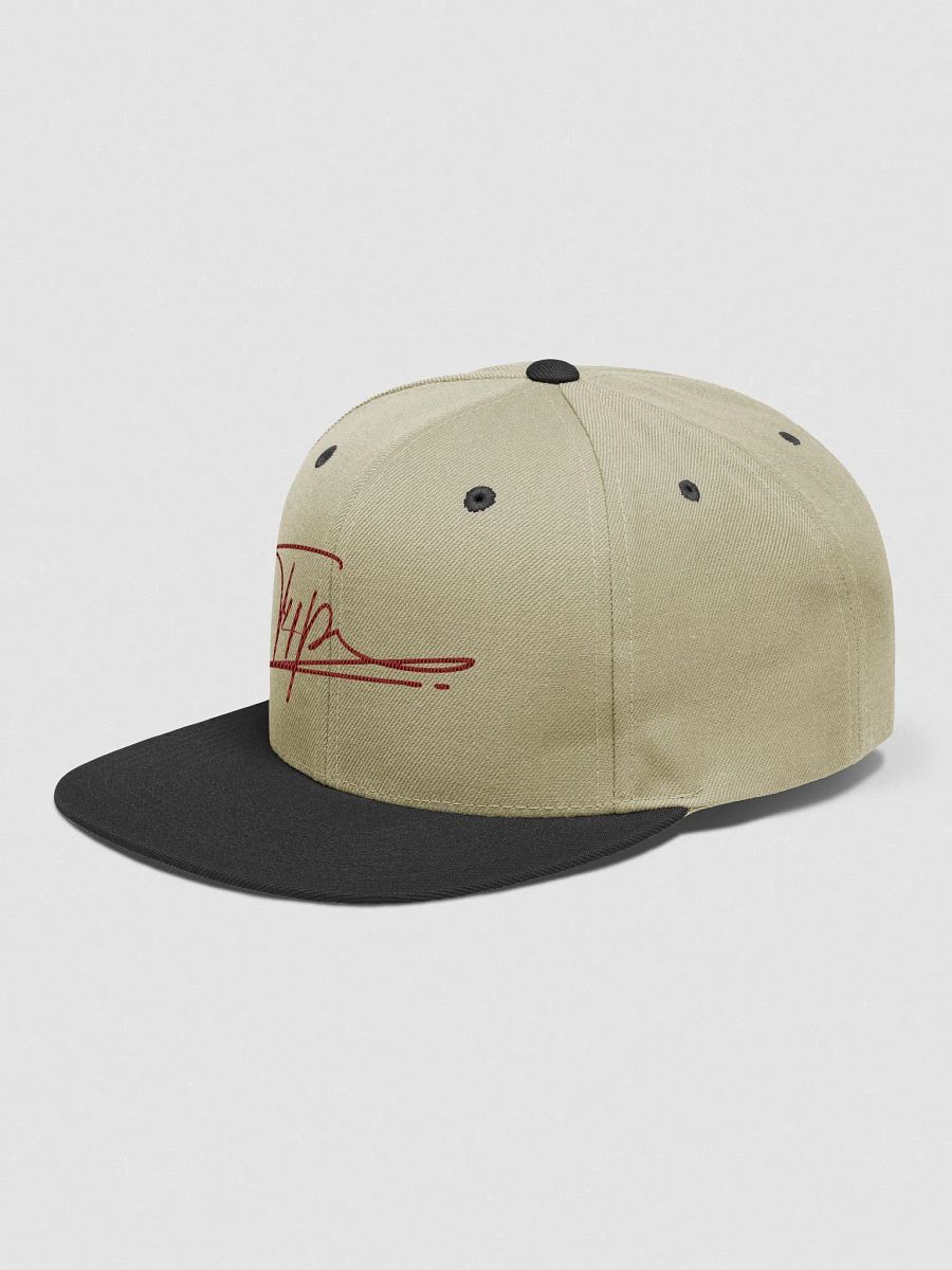 T4P Wool Blend Snapback - Beige/Maroon product image (2)