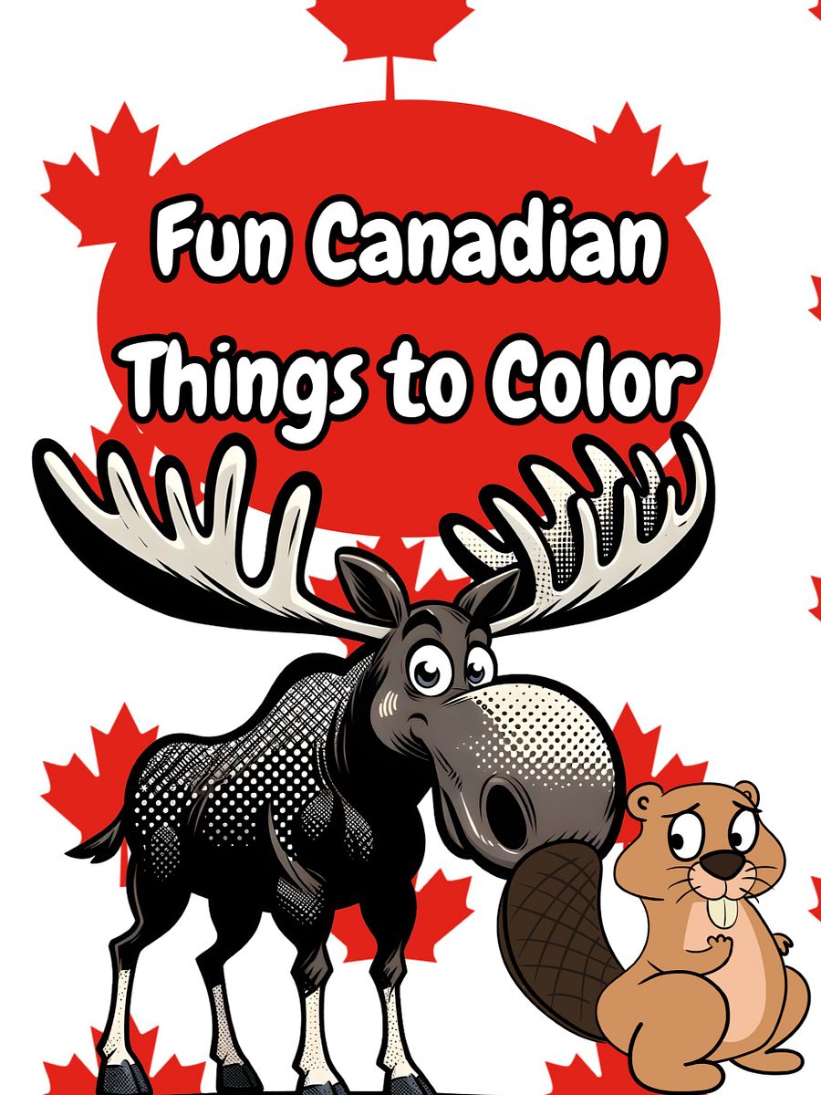 Fun Canadian Things to Color for Adults product image (1)