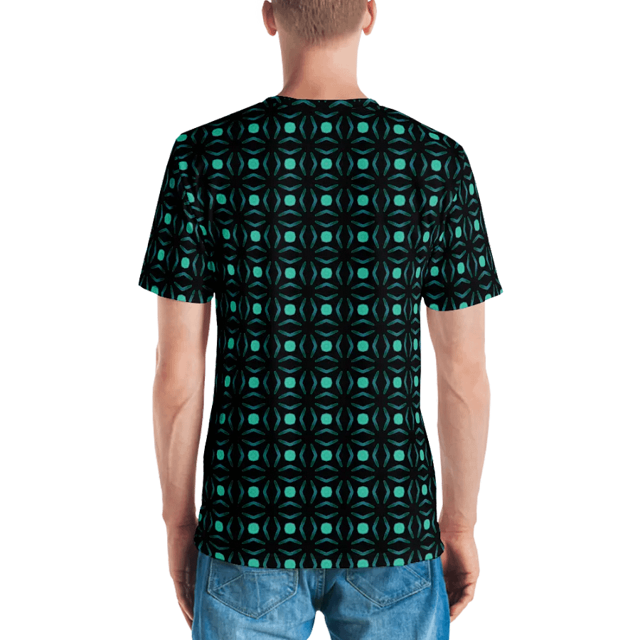 Abstract Repeating Values All Over Print Men's Crewneck T Shirt product image (3)