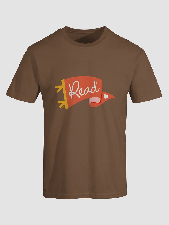 Go Team...Read! Red Pennant Heavyweight T-Shirt product image (1)