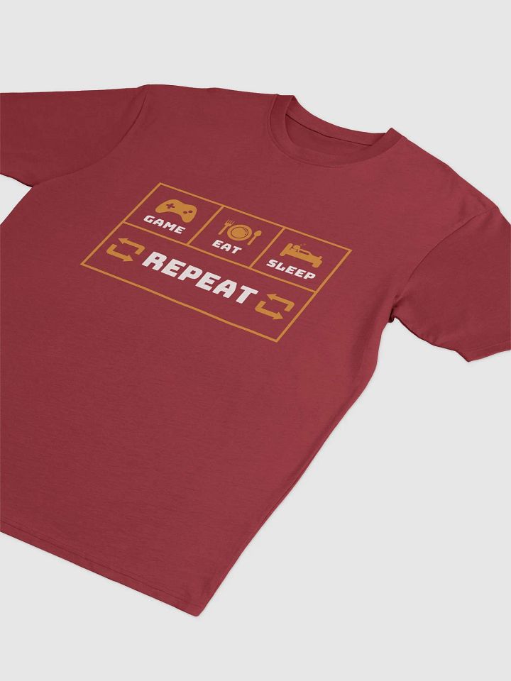Game Eat Sleep Repeat Tee product image (3)