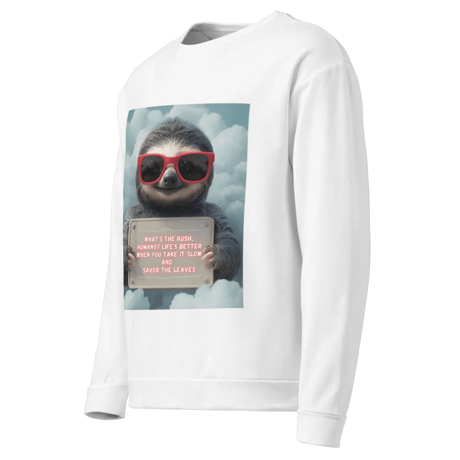 A Sloth's Philosophy Sweatshirt product image (3)
