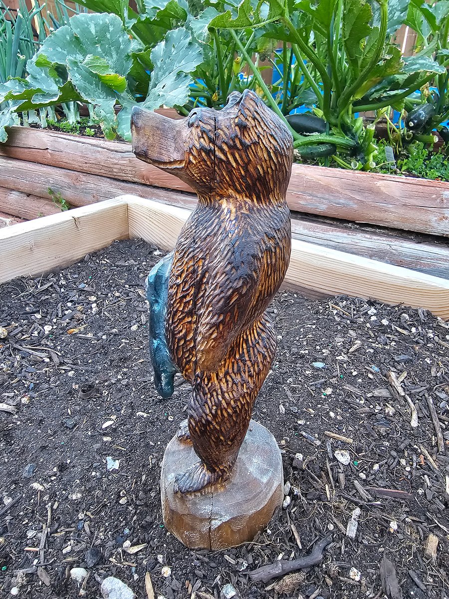 Carved Bear with Fish product image (3)