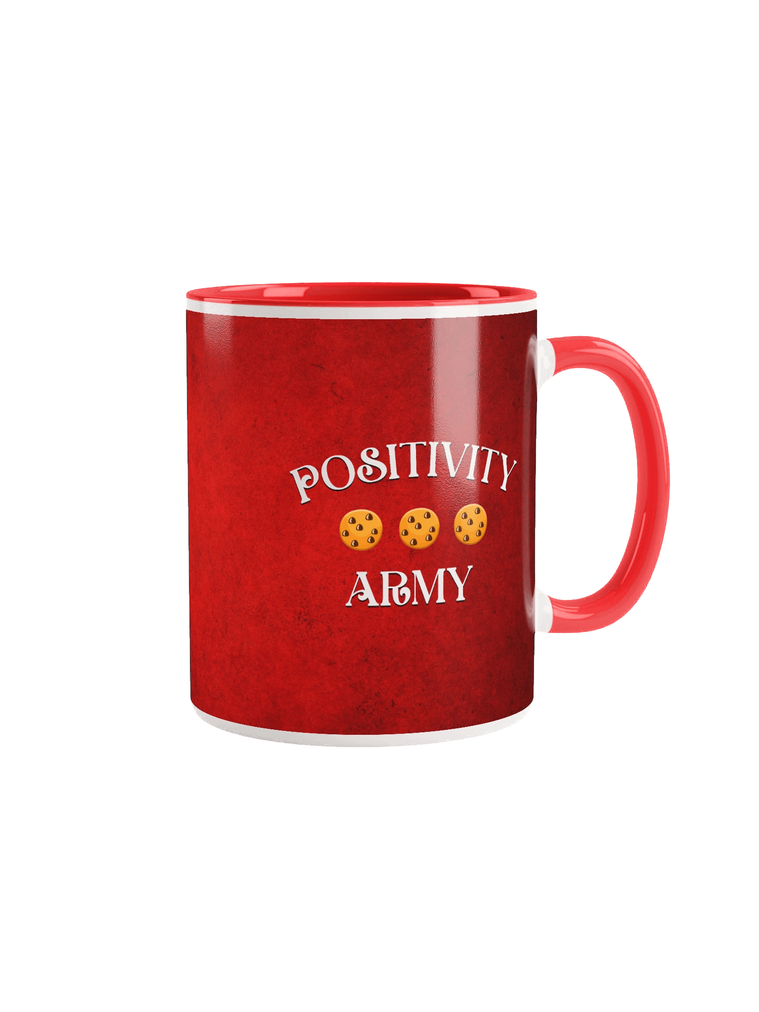 Positivity Army Cup with Red Background product image (1)