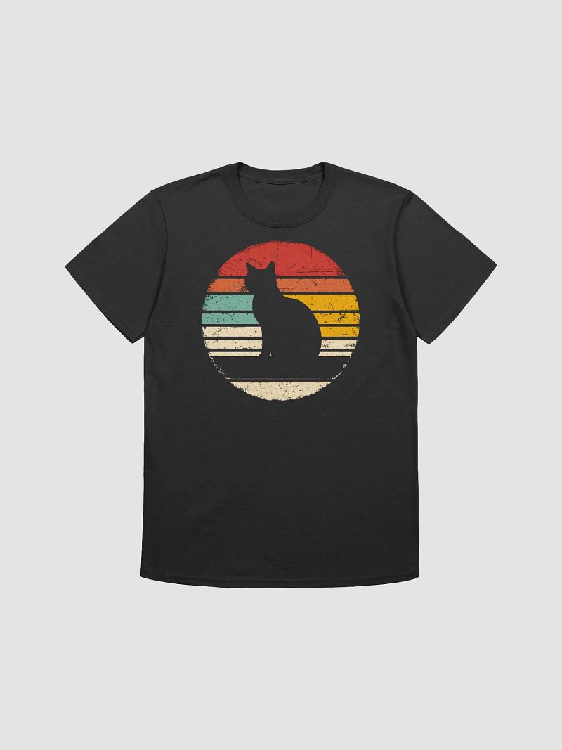 Funny Vintage Retro Cat for Cat Mom & Cat Dad 80's style