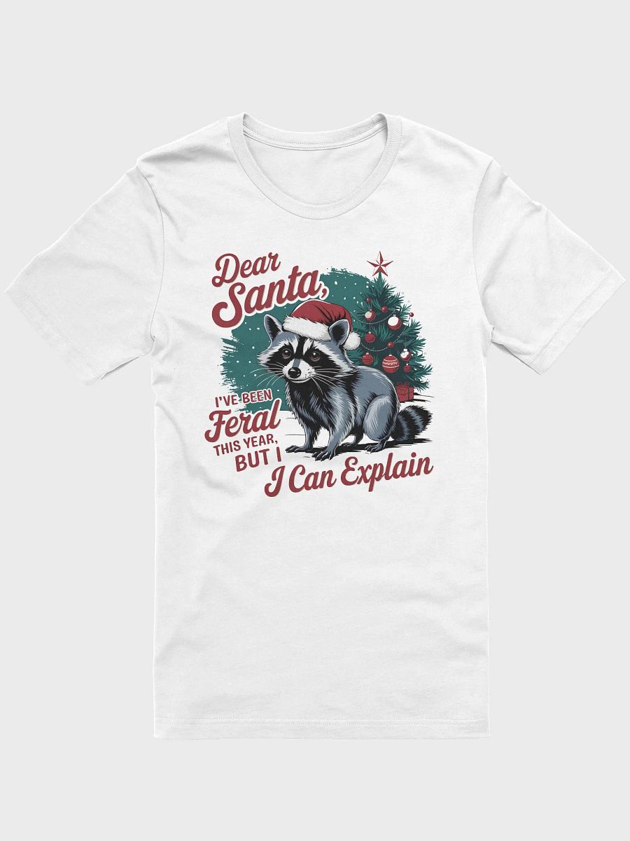 Dear Santa I Have Been Feral Funny Christmas Shirt product image (108)