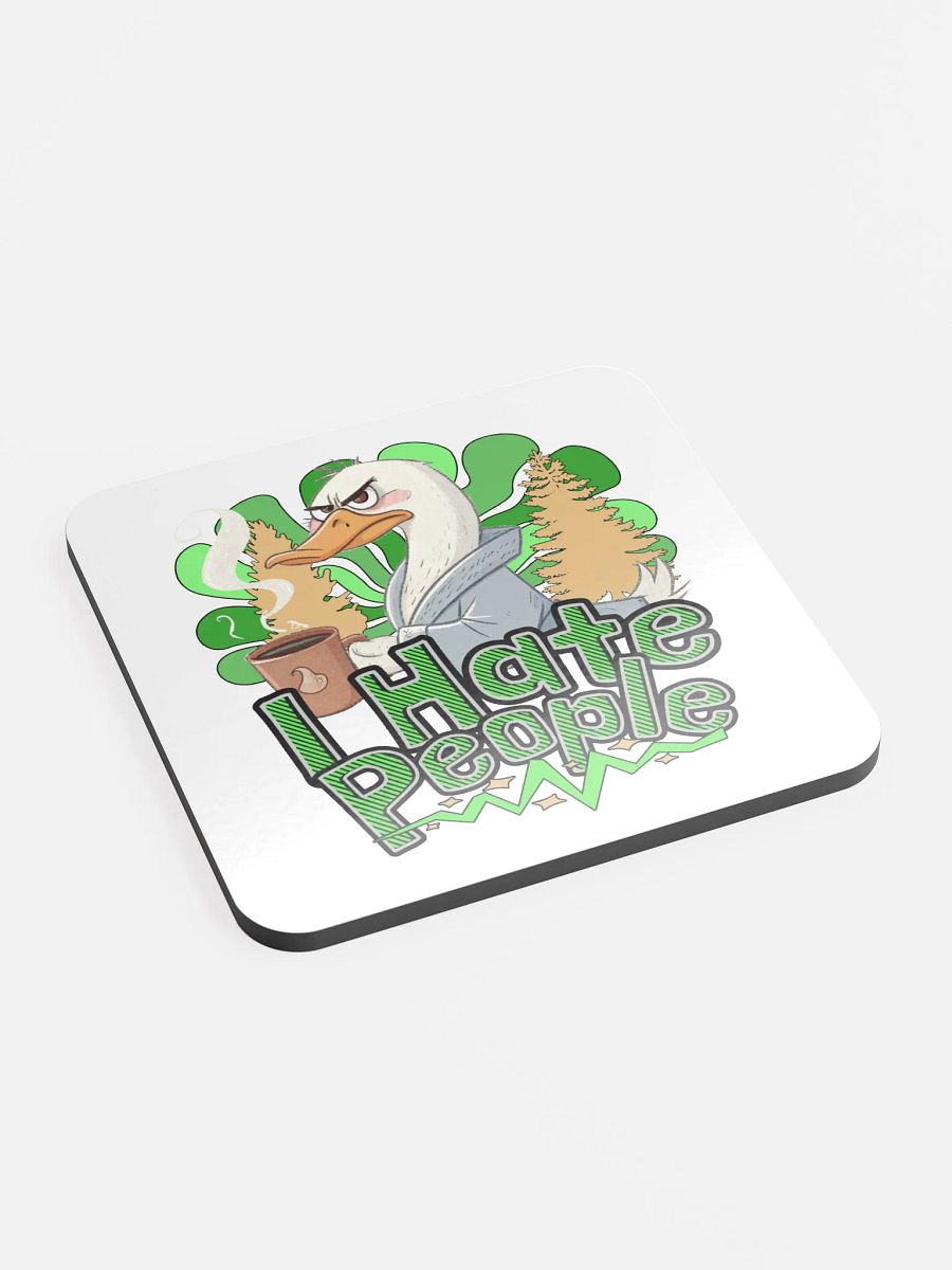 I Hate People Goose Sassy Coffee Coaster product image (3)