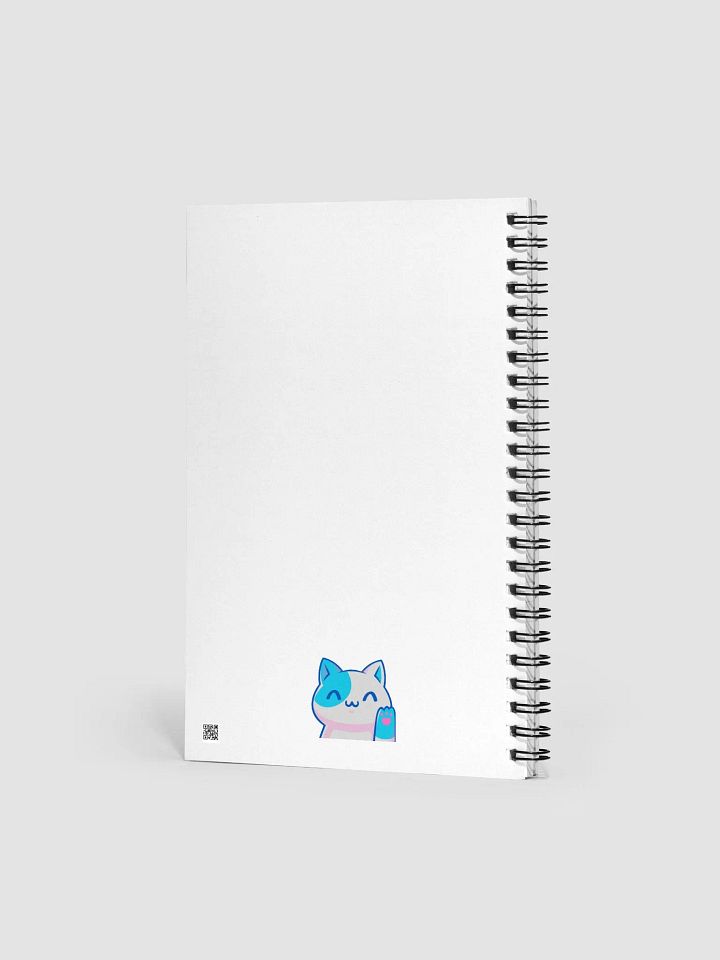 Dreamy Cat Crescent Moon Spiral Gratitude Journal Notebook product image (2)