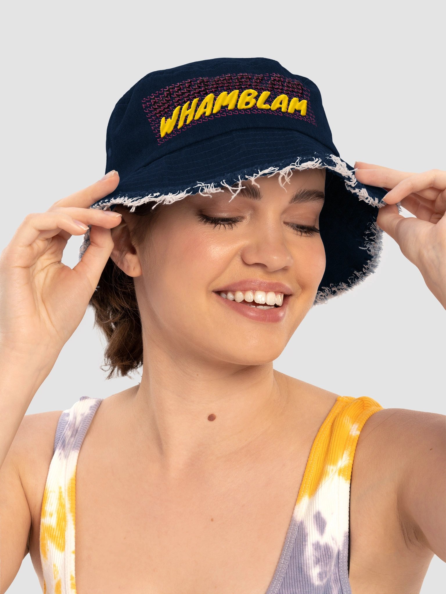 WhamBlam Arrow Denim Bucket Hat product image (3)