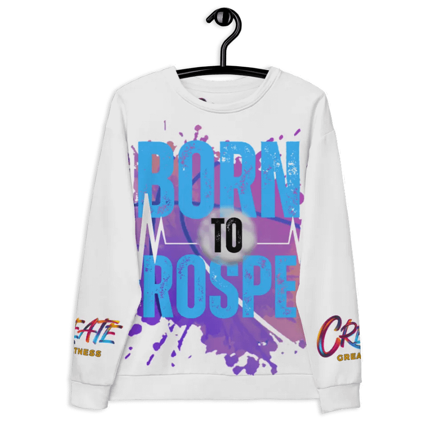 Born to Prosper Vibrant Visionary All-Over Print Sweatshirt product image (9)