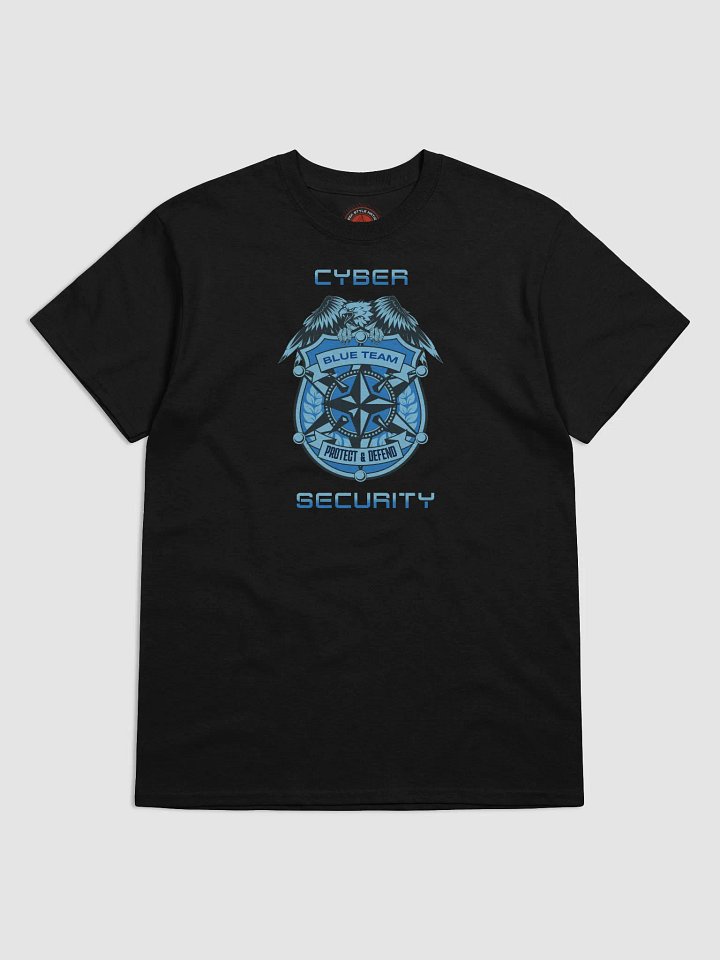 Cyber Security Blue Team Protect & Defend Eagle - Gildan Unisex T-Shirt (Heavyweight Classic Fit) - Front Print product image (1)