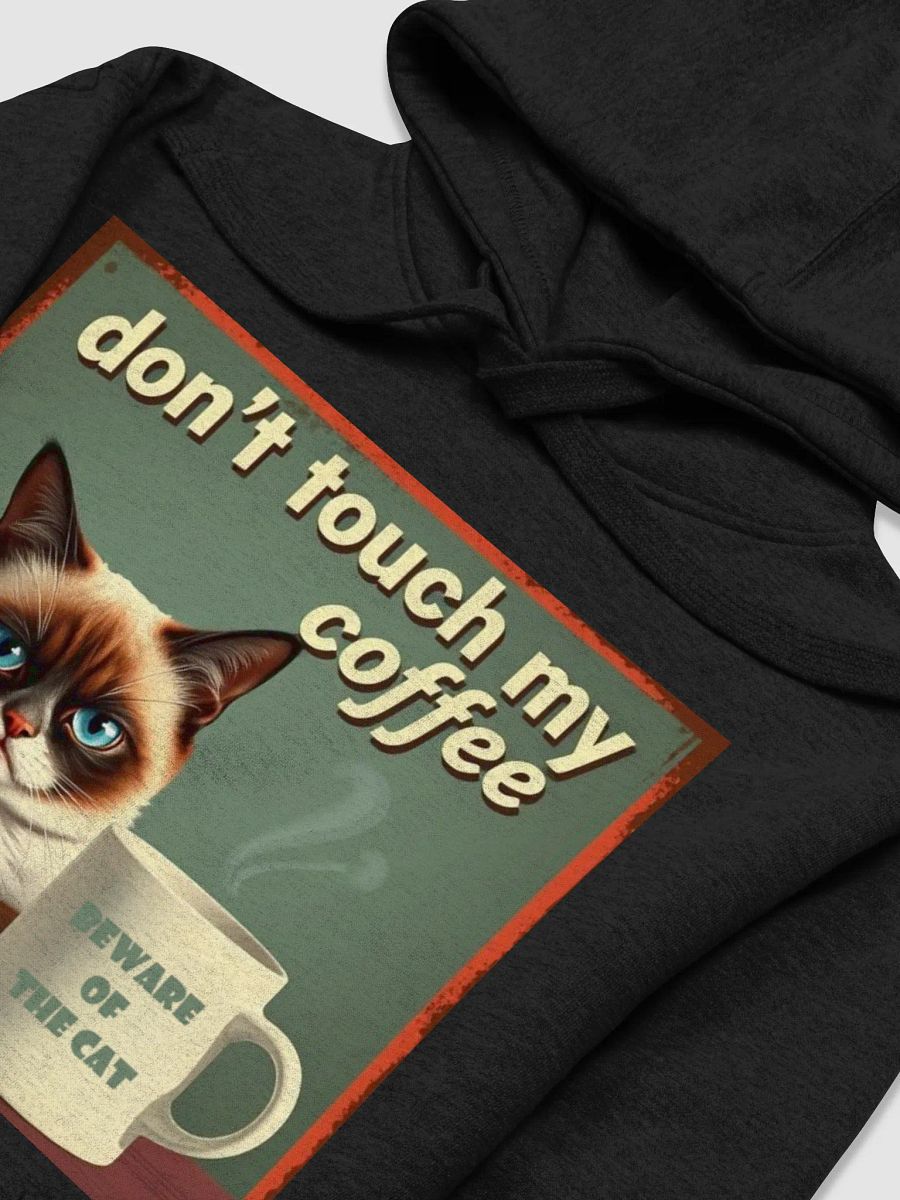 Coffee Cat Warning Hoodie product image (27)