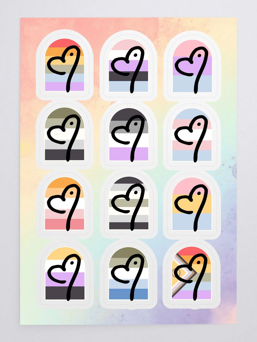 Pride Collection Logo Sticker Sheet product image (3)