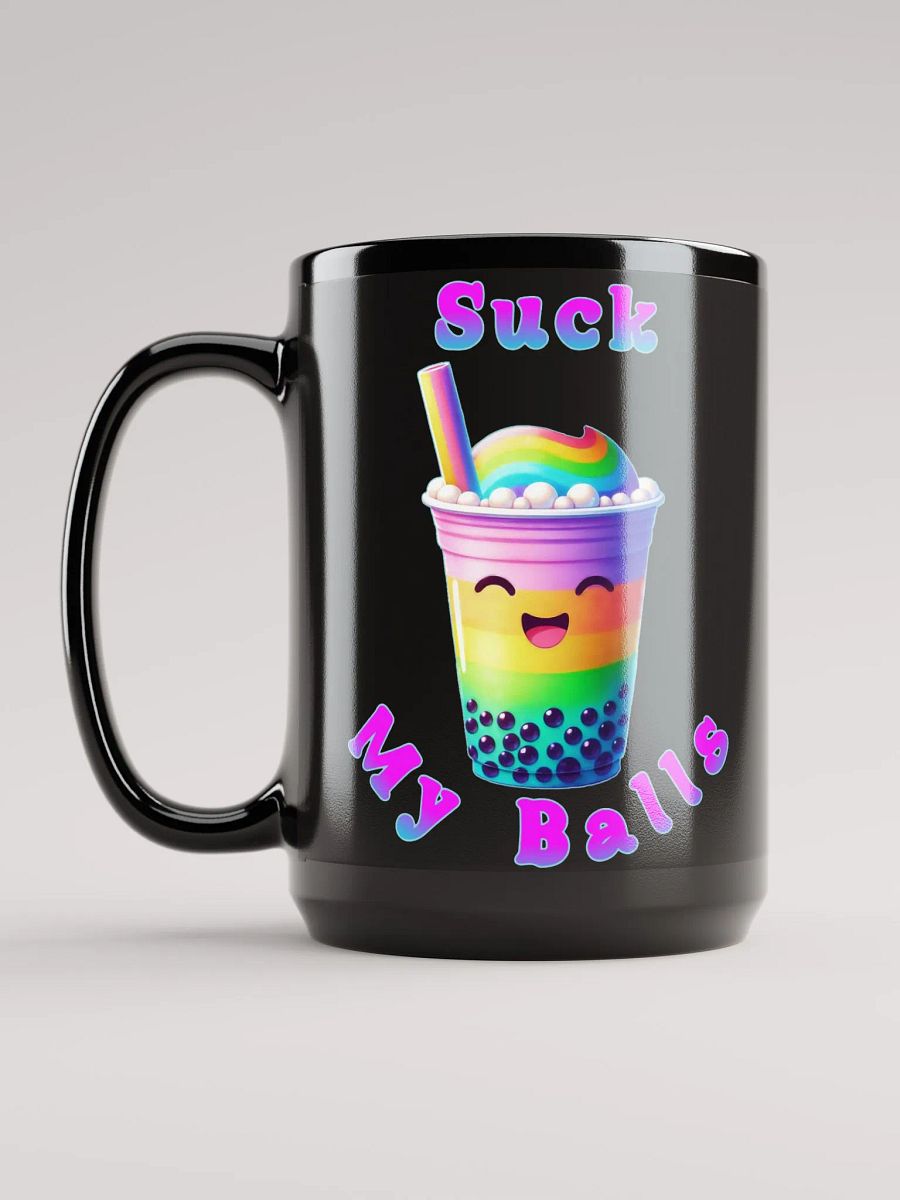 Rainbow Boba Delight 15 oz Coffee Cup product image (6)