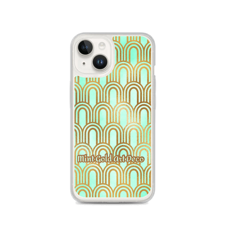 Mint Gold Art Deco MagSafe® iPhone® Case product image (4)